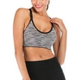 thumbnail image 4 of Women Sports Yoga FitnessBra Excercise Running Tank Tops With Adjustable And Removable Pad, 4 of 6