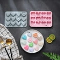 thumbnail image 6 of Flash Deals! Huayishang Cake Pop Mold 12 Even 6 Different Kinds of Love Shape Silicone Molds Baking Chocolate Molds Candy Drip Gel Cake Molds, Kitchen Essentials Clearance Sale Pink, 6 of 8