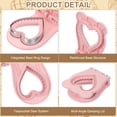 thumbnail image 3 of Uxcell Crustless Sandwich Cutter, Heart Shape Uncrustable Sandwich Maker Sealer Press Bread Cookie Cutter and Sealer for DIY Breakfast Lunch Afternoon Tea (Pink), 3 of 7