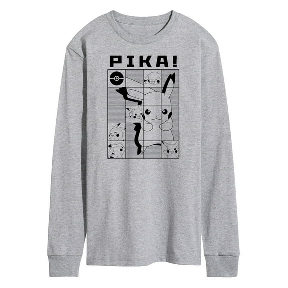 Pokémon - Pika Squares - Men's Long Sleeve T-Shirt