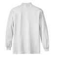 thumbnail image 6 of Mafoose Men Interlock Knit Mock Male Turtleneck Sweaters White 5XL, 6 of 6