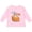 AD-Pink, variant on Cute As 3.14 Pi Day Pumpkin Pie Pun Boys or Girls Long Sleeve Toddler T-Shirt