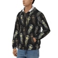 thumbnail image 3 of Honeii Jellyfish Print Hoodies for Men, Pullover & Full Zip, Breathable Zip up Hoodie, Sweatshirt-3X-Large, 3 of 5