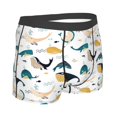 thumbnail image 4 of Uemuo Cute Whale Pattern Men's Boxer Briefs,Trunk Anti-Chafing,Comfortable, Durable, and Stylish Underwear-, 4 of 9