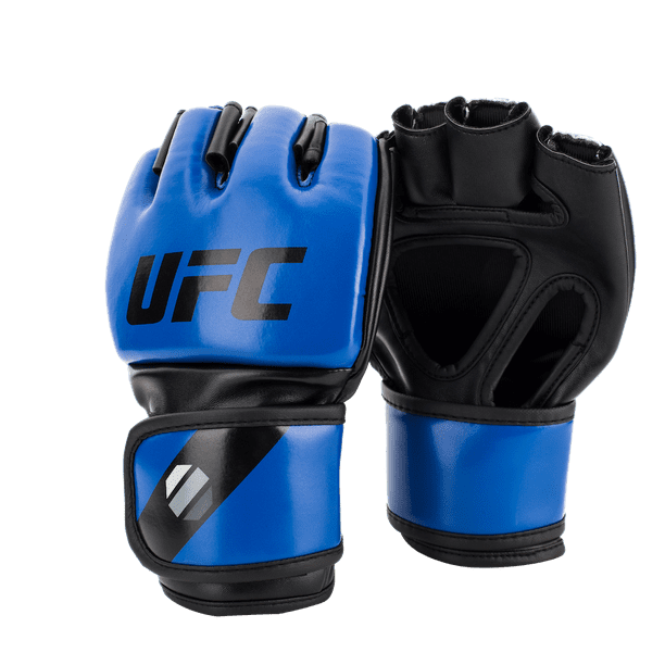 UFC 5oz MMA Gloves Grappling, Kickboxing, Blue Small/Medium Muay Thai