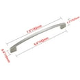 thumbnail image 4 of Utopia Alley 5pcs Apollo Pull Handle - Decorative Cabinet Drop Pull Handles- Vintage Cabinet Hardware with Hand Finished Brushed Nickel - Metal Drawer Pull Handle, 6.4" Center to Center, 4 of 6