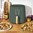 thumbnail image 2 of Beautiful 6qt Air Fryer with TurboCrisp Technology, EverGood Ceramic Nonstick Coating, Thyme Green by Drew Barrymore, 2 of 16