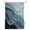 Blue, Teal, Turquoise, variant on Shower Curtains for Bathroom-36"x72",Abstract Water Ripples Blue Gradient Waterproof Bath Curtain Grommet Shower Curtain Set with Hooks,