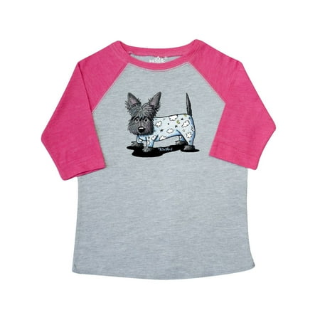 

Inktastic Scottie In PJs Gift Toddler Boy or Toddler Girl T-Shirt