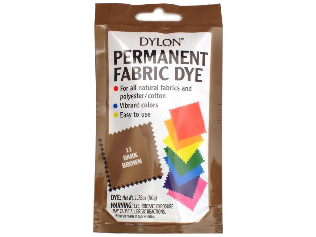 Dylon Permanent Fabric Dye 1.75oz Dark Brown