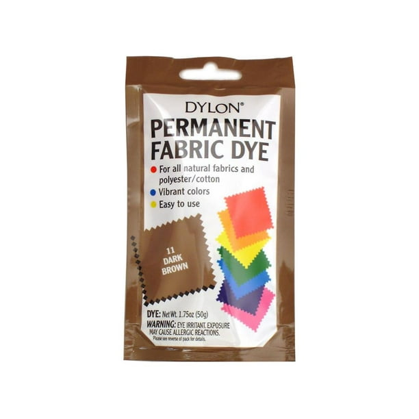 Dylon Permanent Fabric Dye 1.75oz Dark Brown
