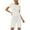 White, variant on Timegard 2 Piece Sets for Women Tee Shirts Wide Leg Shorts Comfy Solid Color Casual Workout Outfits
