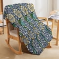 thumbnail image 5 of William Morris Floral Pattern Throw Blanket Flower Art Vintage Blanket for Sofa Bed Couch Chair Or Dorm 30"x40", 5 of 16