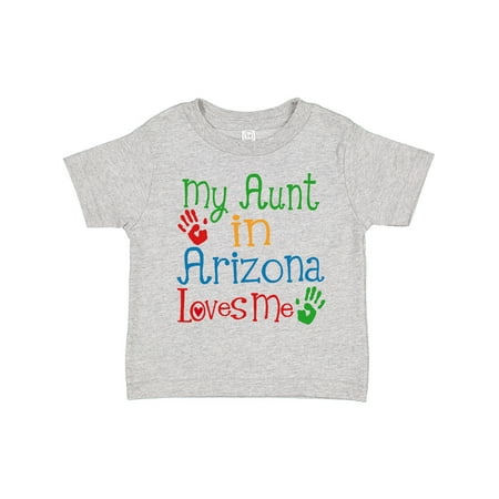 

Inktastic Arizona Aunt Loves Me Nephew Gift Toddler Boy or Toddler Girl T-Shirt