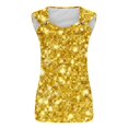 thumbnail image 5 of Puntoco Tops de cuello cuadrado, camisetas sin mangas para mujer, camisetas de verano, blusas holgadas informales sin mangas con cuello redondo, 5 of 5