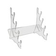 thumbnail image 2 of Soporte Samurai, estante para flauta china, soporte de suspensión acrílico estable, soporte para flauta para entusiastas, decoración de escritorio cuatro capas, 2 of 9