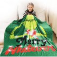 thumbnail image 3 of Christmas Throw Blanket Christmas Blanket Merry Christmas Blanket 60\u201dx50 Throw Fleece Blanket in Home Bed Sofa Chairs Dorm, 3 of 6