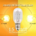 thumbnail image 4 of E12 T20 Salt Rock Lamp Bulb 120V 15W High Output Warm White Light 2700K 80lm for Himalayan Salt Lamps & Baskets, Scentsy Plug-in & Wax Warmers, Night Lights - PACK of 8, 4 of 6