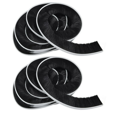 

Loewten Weather Strip 2PCS Brush Strip Ultraviolet Proof Water Proof Length 4M Weather Stripping For Greenhouse Glass Door Sealing Weatherstrip