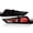 Glossy Black Housing Smoke Lens, variant on Spec-D Tuning Jet Black Full LED Tail Lights w/ Sequential Turn Signals Compatible with 2014-2017 Lexus IS250 / IS350, Left + Right Pair Assembly