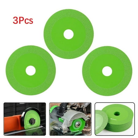

LIKEM 3pcs 100mm Angle Grinder Diamond Saw Blade Glass Ceramic Grinding/Cutting Disc