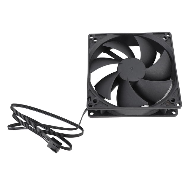 Ventilador de Caja Pwm, Ventilador de Enfriamiento de Caja de Computeradora de 4 Pines de Bajo Ruido 100 mm para Accesorio