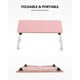thumbnail image 5 of Mesa de cama portátil plegable Lap Desk ZEAPTAC, 29 x 44 x 21 cm, color rosa, 5 of 6
