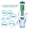 thumbnail image 3 of 7 In 1 Backlight PH/TDS/EC/ORP/TEMP/SG/Salinity Water Quality Meter Tester, 3 of 8