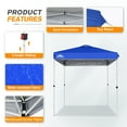 thumbnail image 5 of EAGLE PEAK 6.6 ft x 6.6 ft Pop Up Canopy Tent Instant Outdoor Canopy Easy Set-up Straight Leg Folding Shelter with Wheeled Bag, 5 of 9