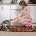 thumbnail image 3 of Bohemian Kitchen Rug Runner 47x17 Multi-Use Mat Non-Slip Backing Machine, 3 of 6