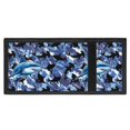 thumbnail image 4 of FUIALDOLG Blue Shark Trifold Card Wallet, Polyester Washable Large Capacity Youth Wallet for Outdoor Sports and Daily Use, 4 of 7