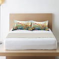 thumbnail image 6 of Coolnut Beautiful Colorful Wildflowers (3) Pillowcase for Hair and Skin Silk Pillowcase King Size 20 ×40In, Soft and Breathable Slippery Satin Pillowcase Covers for Sleep Decor Giftsation 400, 6 of 7