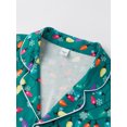 thumbnail image 5 of AIGUR Family Matching Christmas Pajama Set Christmas Family Matching Pajamas Set Snowflake and String Lights Print Long Sleeves Shirt and Pants for Soft Loungewear, 5 of 11