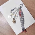 thumbnail image 4 of Lerpwige Angler Inspired Key Ring Decorative Resin Lure Design For Backpack Accessories, 4 of 9