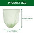 thumbnail image 4 of Miangastore 100Pcs Disposable Garbage Bag Classified Garbage Bag Rubbish Bags (Light Green), 4 of 8