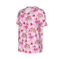 thumbnail image 2 of Rocae Cute Flamingo for Breathable Men's Baseball T-Shirt Fashionable Casual Baseball Jersey, Moisture-wicking Sportswear XX-Large, 2 of 9
