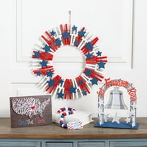 Fun Express Americana Home Decorating Craft Kit Assortment - Makes 6