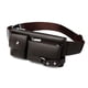 thumbnail image 1 of Bolso pequeño de pecho multiusos de gran capacidad para teléfono móvil, bolso deportivo informal de hombro para hombre, marrón oscuro pequeño, 1 of 5