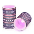 thumbnail image 2 of ALAZA Snowflake Christmas Style 2 PCs LED Flickering Flameless Candles with Remote Timer Battery Operated Candle, 2 of 7