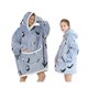 thumbnail image 1 of Manta de Sherpa de invierno nórdica, forro polar de felpa, Sudadera con capucha a juego para la familia, sudadera para niña, ropa de casa de aguacate, manta usable de gran tamaño, 1 of 4