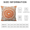 thumbnail image 5 of GOSMITH  Mandala Accent Decorative Throw Pillow Covers Orange, 5 of 5