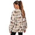 thumbnail image 4 of Yuyamidu Oversized Novelty Sweatshirts for Womens Western Cowboy Loose Crewneck Pullover Women's Fashion Hoodie Sweatshirts with Pockets Casual Workout Tops Long Sleeve Shirts Clothing, 4 of 7