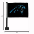 thumbnail image 6 of Rico Industries Kennesaw State College Double Sided Car Flag - 16" x 19" - Strong Black Pole that Hooks Onto Car/Truck/Automobile, 6 of 8