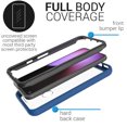 thumbnail image 3 of CoverON Google Pixel 5 Case, Military Grade Full Body Rugged Slim Fit Clear Phone Cover, Navy Blue, 3 of 9