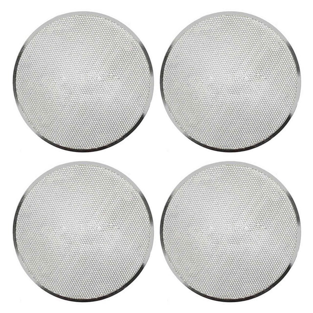 4X Profesional Bandeja de Horno para Pizza Redonda Red de Malla Antiadherente de Rejilla de Barbacoa (12 Pulgadas)