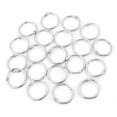 thumbnail image 2 of Hinged Ring,20PCS Metal Hinged Ring Split Key Ring Loose Leaf Clip Top-Notch Performance, 2 of 8