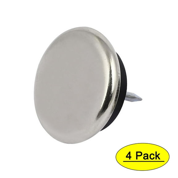 Furniture Chair Table Leg Metal Foot Glide Slide Nails Protectors 32mmx28mm 4pcs