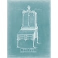 thumbnail image 3 of Chippendale, Thomas 12x14 Black Modern Framed Museum Art Print Titled - Chippendale Desk and Bookcase II, 3 of 5