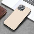 thumbnail image 1 of TECH CIRCLE Case Compatible with iPhone 13 Pro, Slim PU Leather Simple and Stylish Shockproof Phone Case Cover Lightweight Premium Soft TPU Bumper  Protective Case for iPhone 13 Pro,Beige, 1 of 6