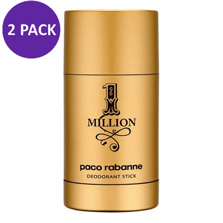 formule aantal Automatisering Paco Rabanne 1 Million Deodorant Stick for Men, 2.2 Ounce (2 PACK) -  Walmart.com